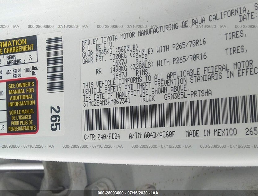3TMCZ5AN3HM067341
