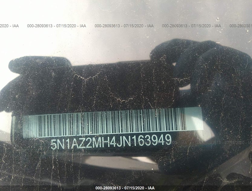 5N1AZ2MH4JN163949