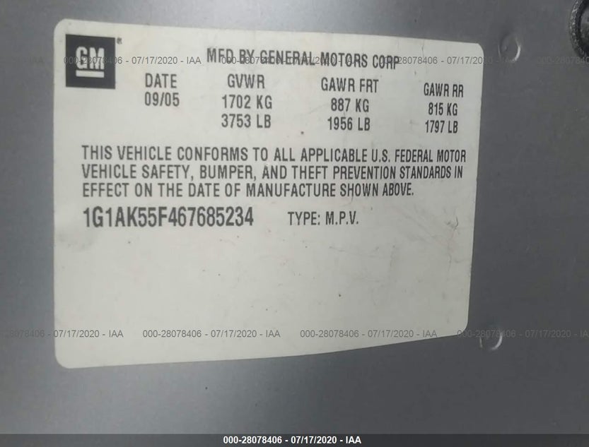1G1AK55F467685234
