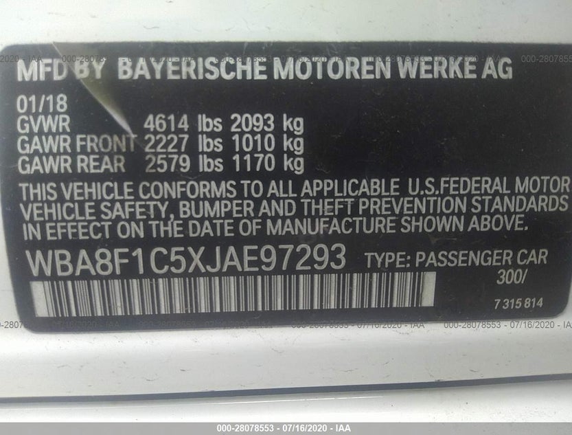 WBA8F1C5XJAE97293