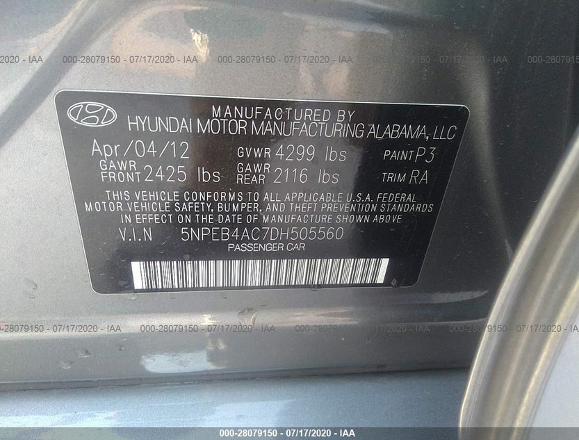 5NPEB4AC7DH505560