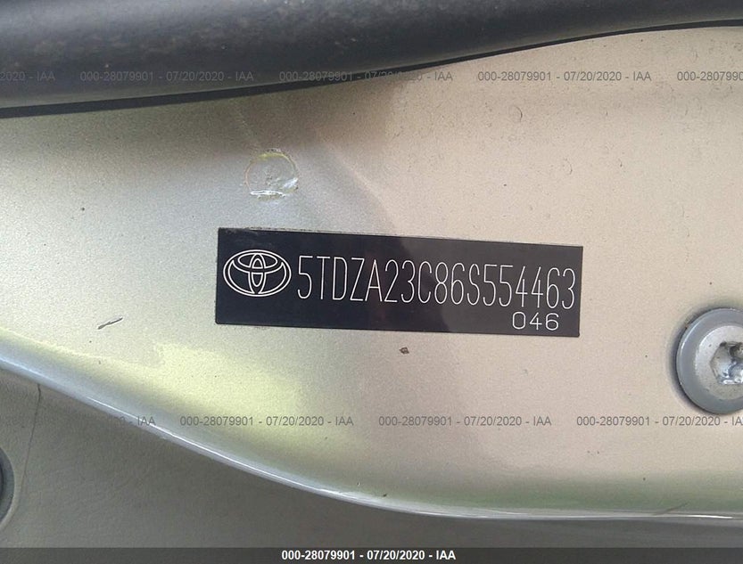 5TDZA23C86S554463