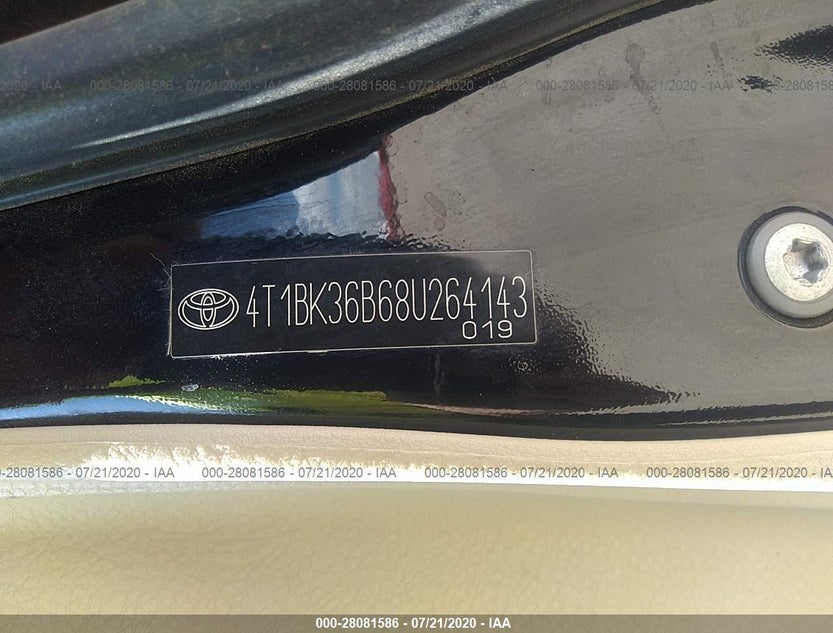 4T1BK36B68U264143