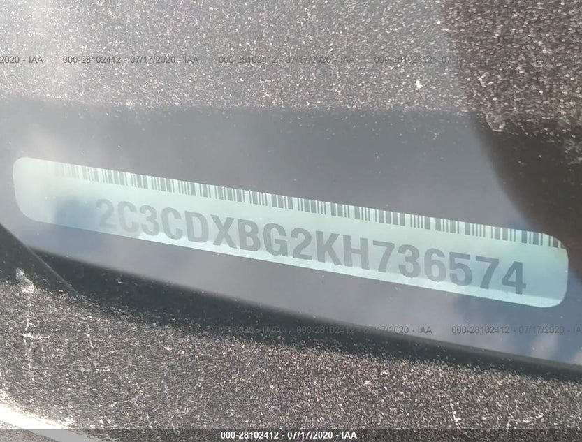 2C3CDXBG2KH736574