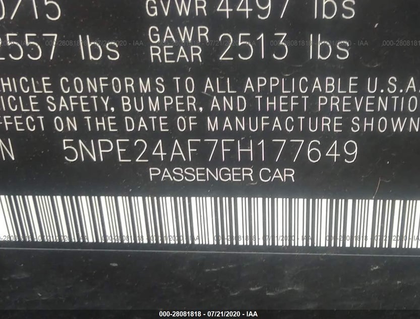5NPE24AF7FH177649