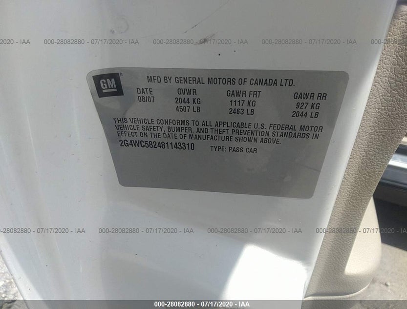 2G4WC582481143310