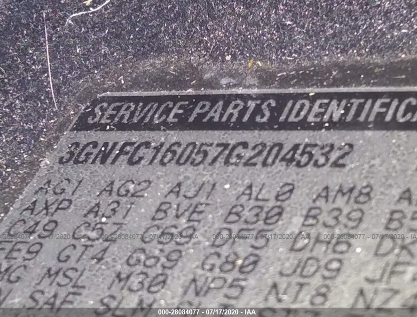 3GNFC16057G204532