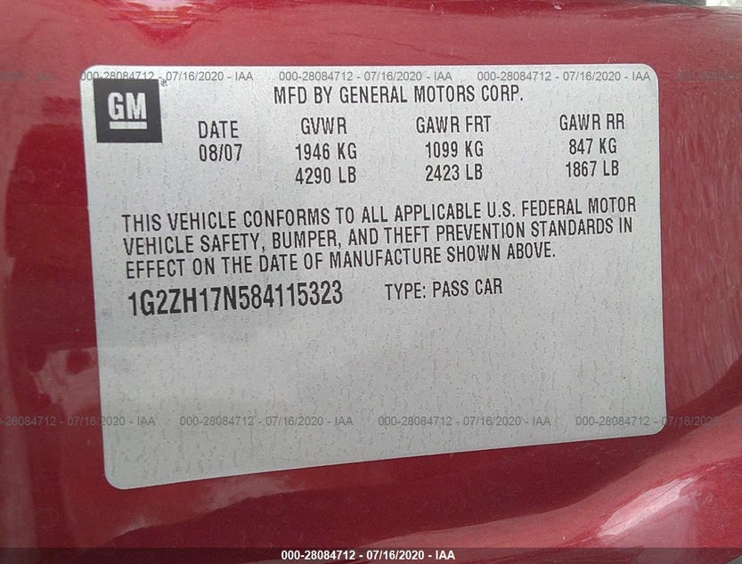 1G2ZH17N584115323