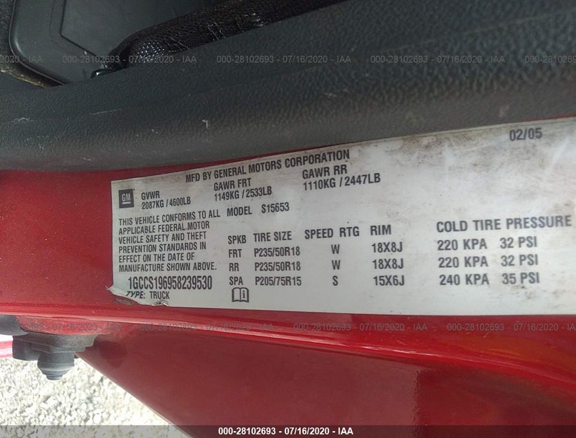 1GCCS196958239530