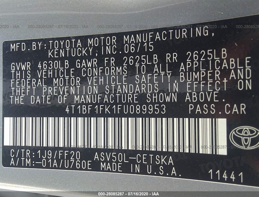 4T1BF1FK1FU089953