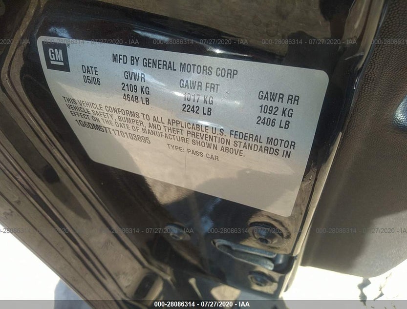 1G6DM57T170103895