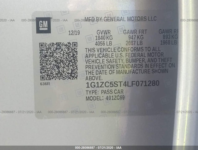 1G1ZC5ST4LF071280