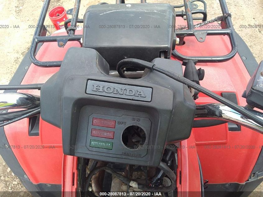 1986 Honda Trx350 VIN: JH3TE0701GM007176 Lot: 28087813