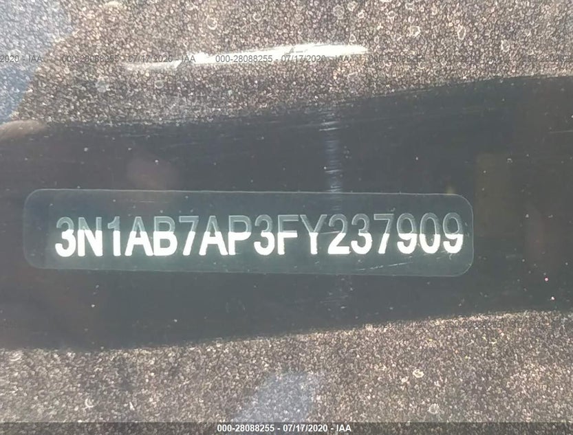 3N1AB7AP3FY237909
