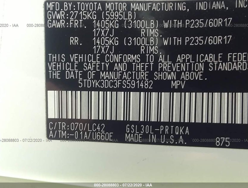 5TDYK3DC3FS591482