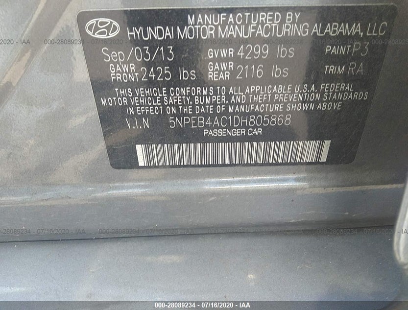 5NPEB4AC1DH805868