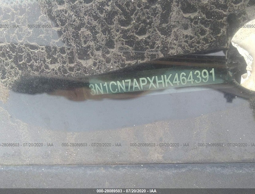 3N1CN7APXHK464391