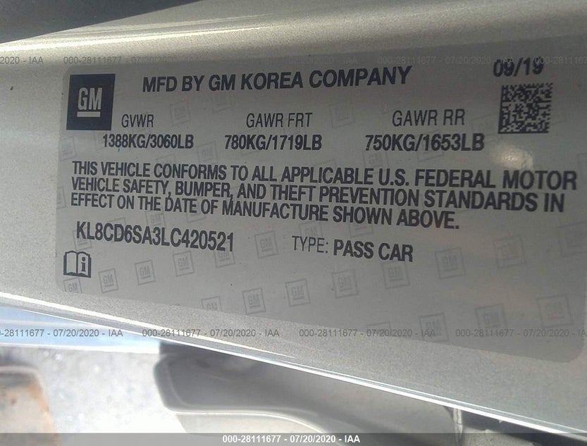 KL8CD6SA3LC420521