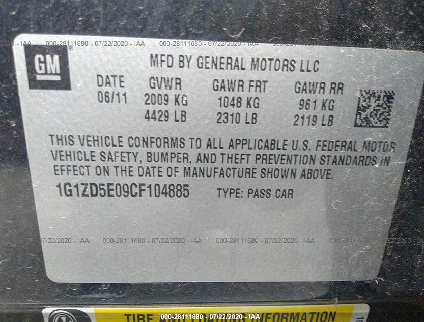 1G1ZD5E09CF104885