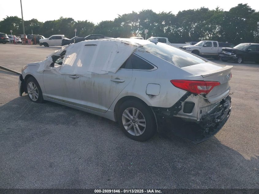 VIN 5NPE24AF9GH338469 2016 Hyundai Sonata, SE no.3