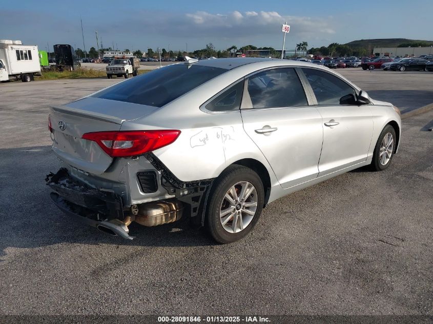 VIN 5NPE24AF9GH338469 2016 Hyundai Sonata, SE no.4