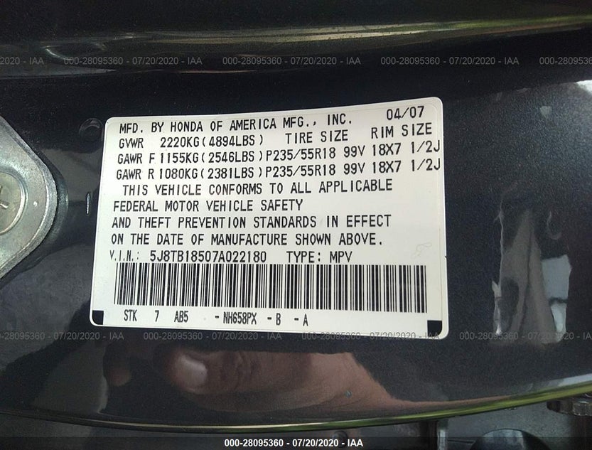 5J8TB18507A022180