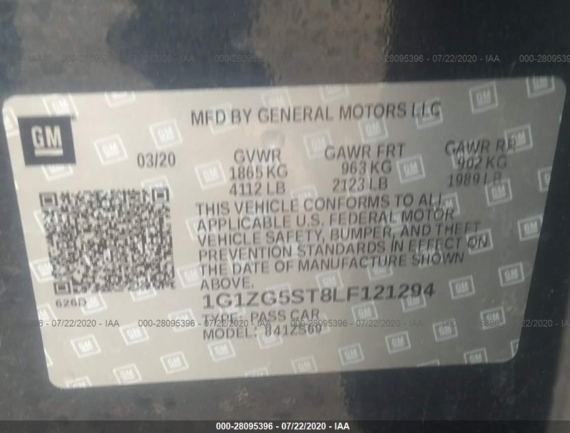1G1ZG5ST8LF121294