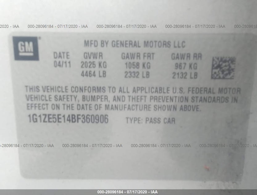 1G1ZE5E14BF360906