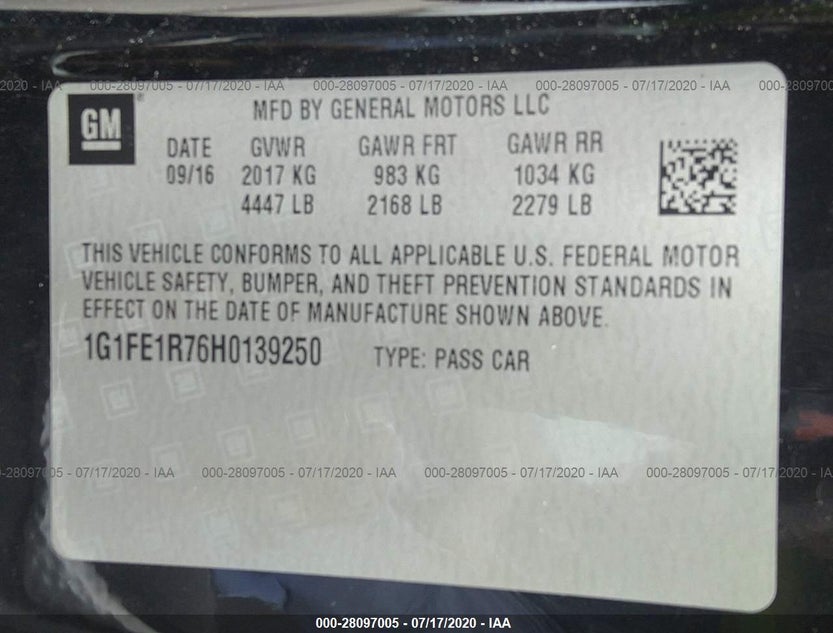1G1FE1R76H0139250