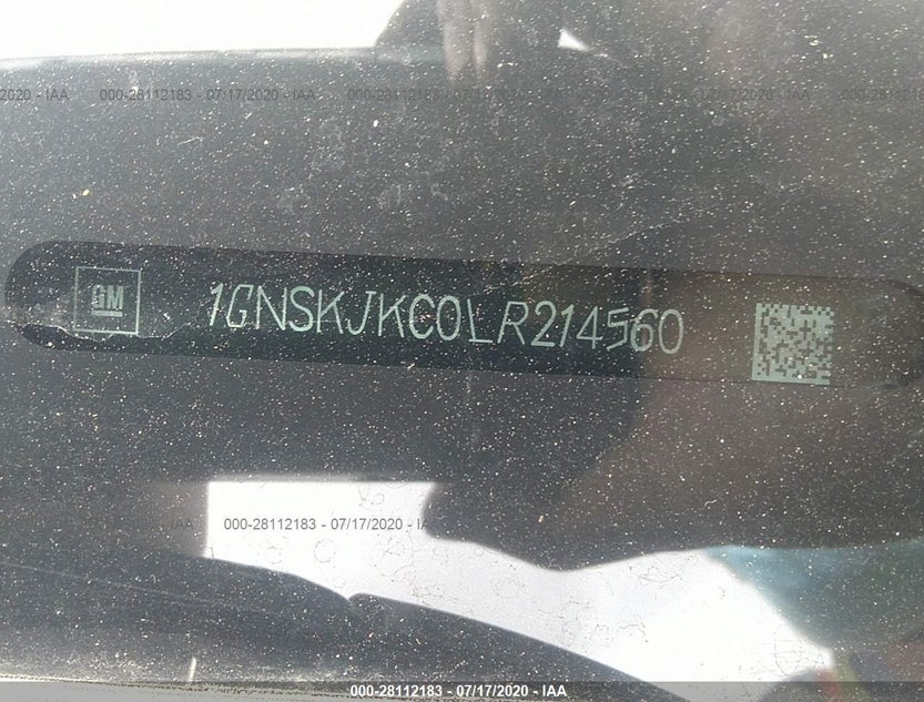 1GNSKJKC0LR214560