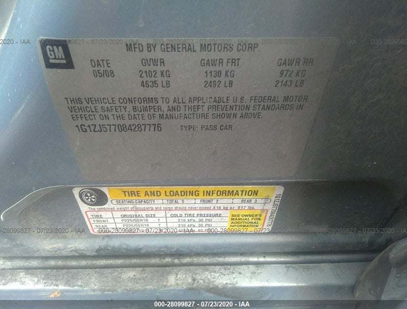 1G1ZJ577084287776