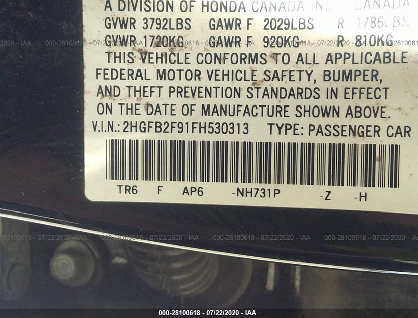 2HGFB2F91FH530313