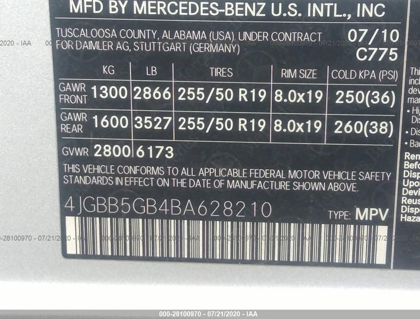 4JGBB5GB4BA628210