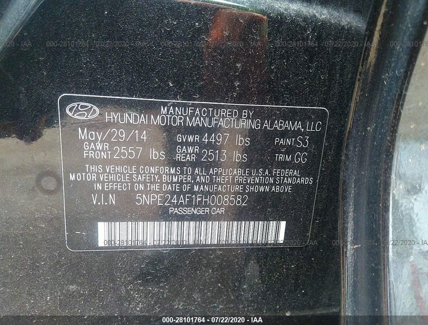 5NPE24AF1FH008582