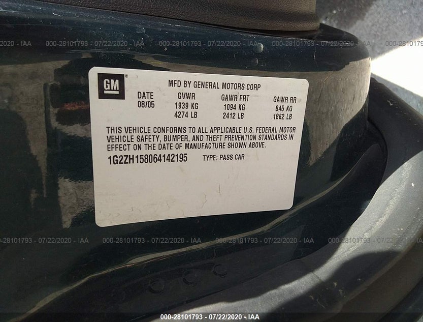 1G2ZH158064142195