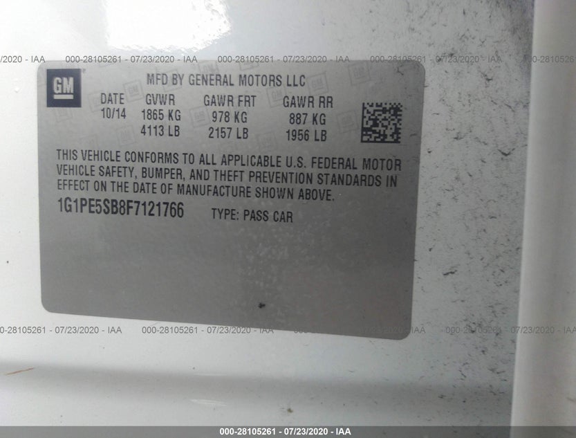 1G1PE5SB8F7121766