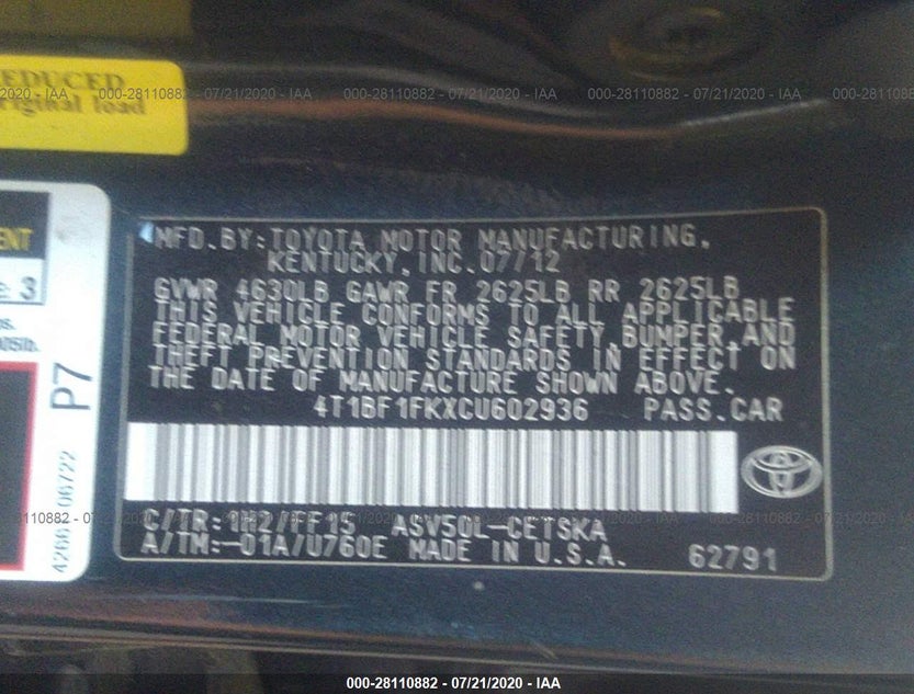 4T1BF1FKXCU602936