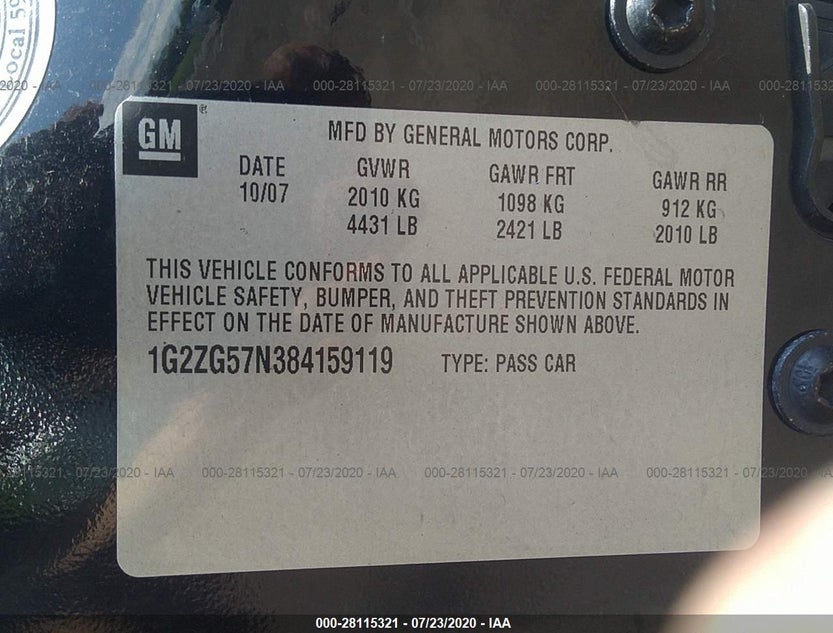 1G2ZG57N384159119