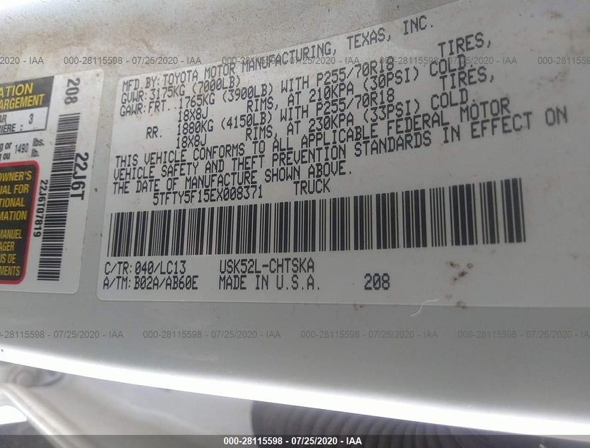 5TFTY5F15EX008371
