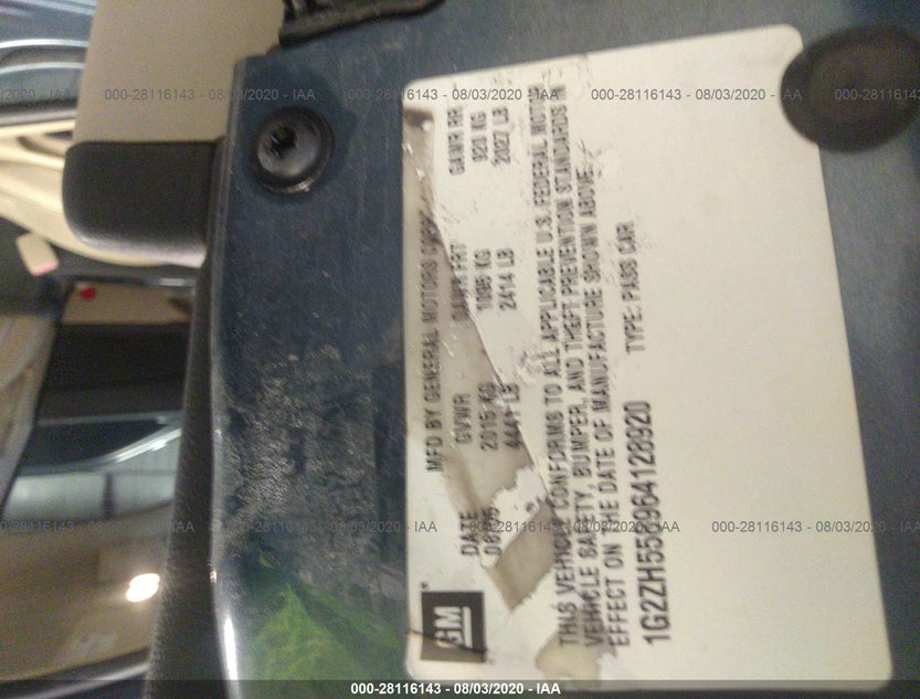 1G2ZH558964128920