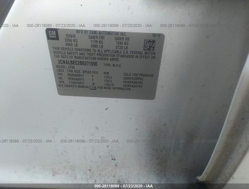 2CNALBEC2B6271996