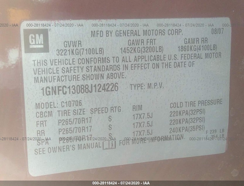 1GNFC13088J124226