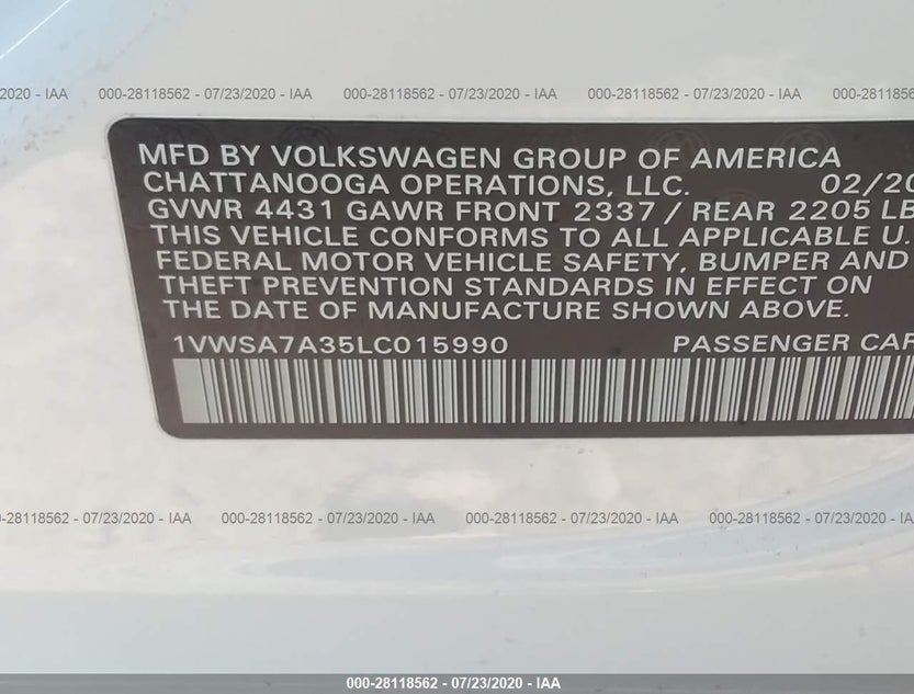 1VWSA7A35LC015990