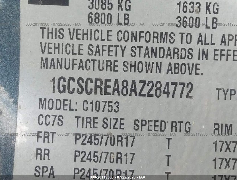 1GCSCREA8AZ284772