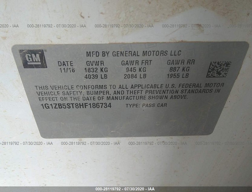1G1ZB5ST8HF186734