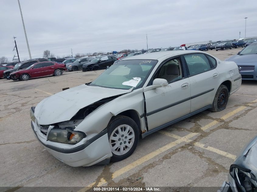 2003 Chevrolet Impala VIN: 2G1WF52EX39132121 Lot: 28120114