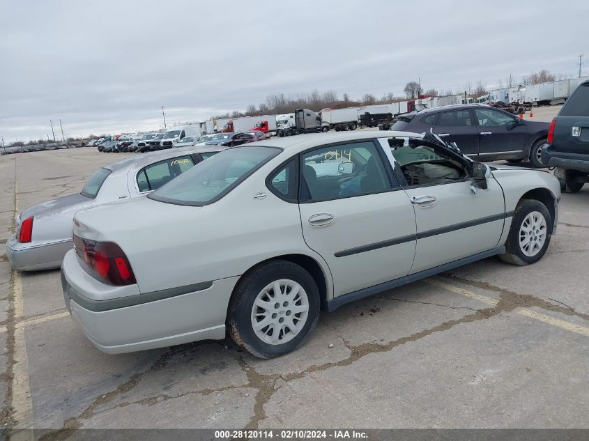 2003 Chevrolet Impala VIN: 2G1WF52EX39132121 Lot: 28120114