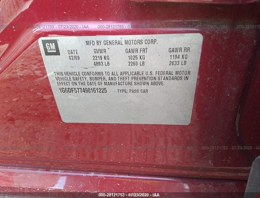 1G6DF577490161225