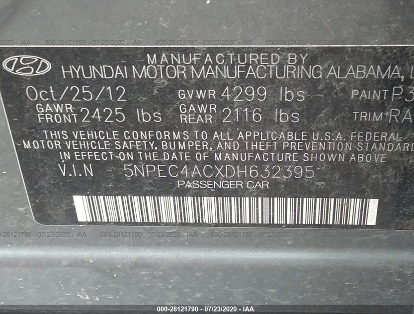 5NPEC4ACXDH632395