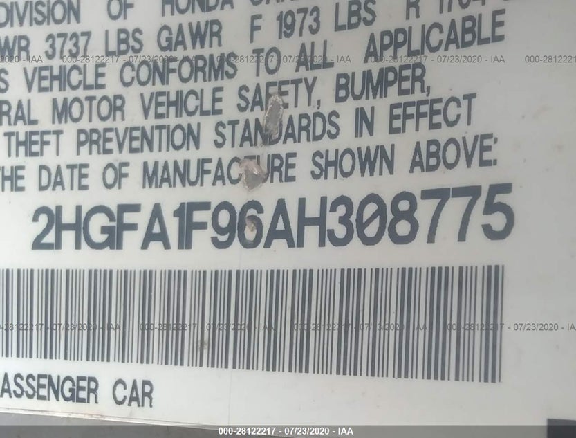 2HGFA1F96AH308775